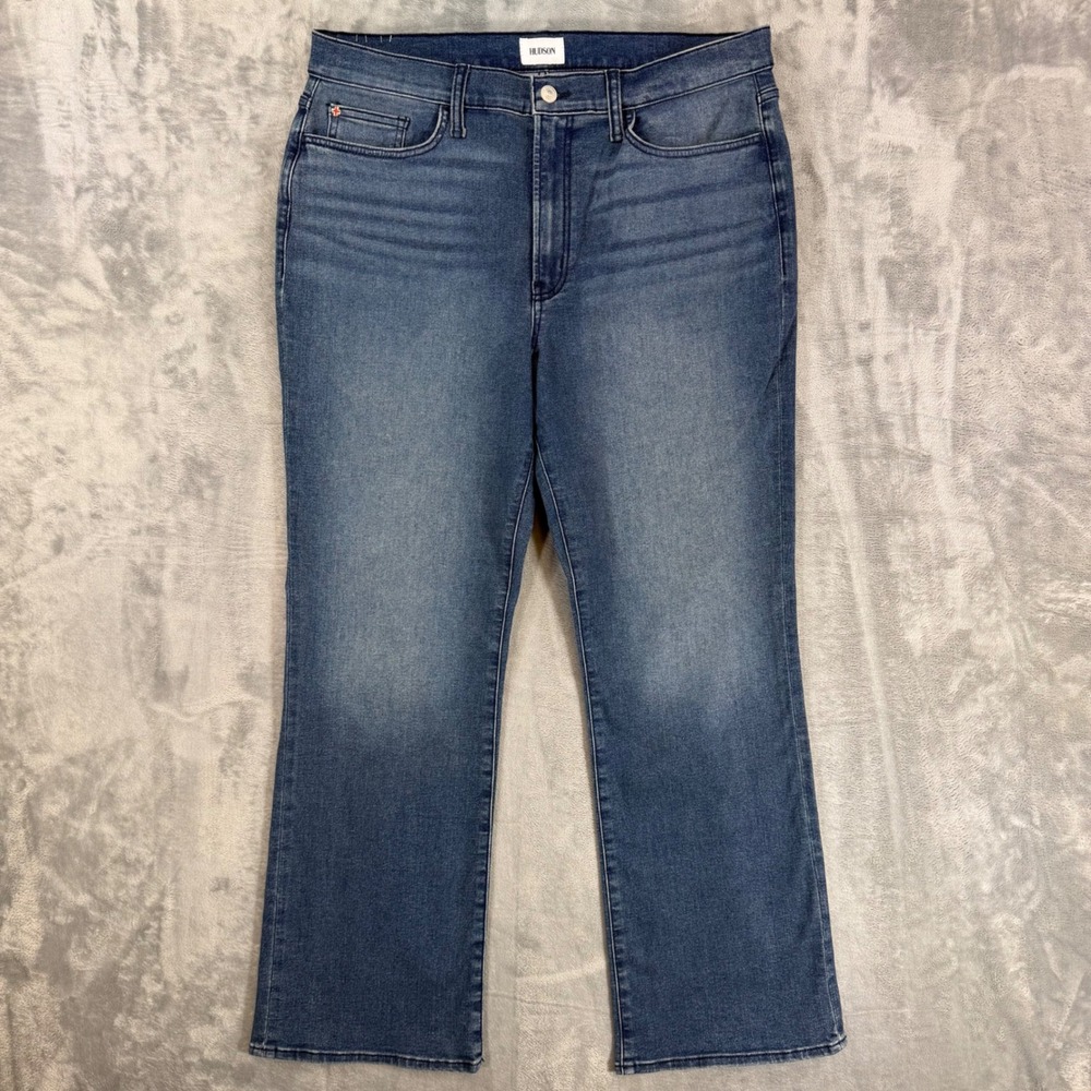 Hudson Blair High Rise Bootcut Jeans Womens Size 34 Medium Wash Blue